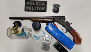 Suspeito de tráfico de drogas morre após confronto policial em Itabaiana / Foto: Foto: Polícia Militar/SE