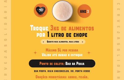 Semana do Rock lança campanha “Cerveja  Solidária” para contribuir com as vítimas das chuvas 