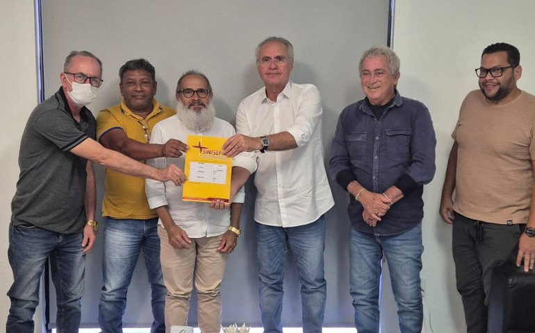 Direção do Sintsep/AL agradece ao senador Renan apoio para pagamento de precatórios