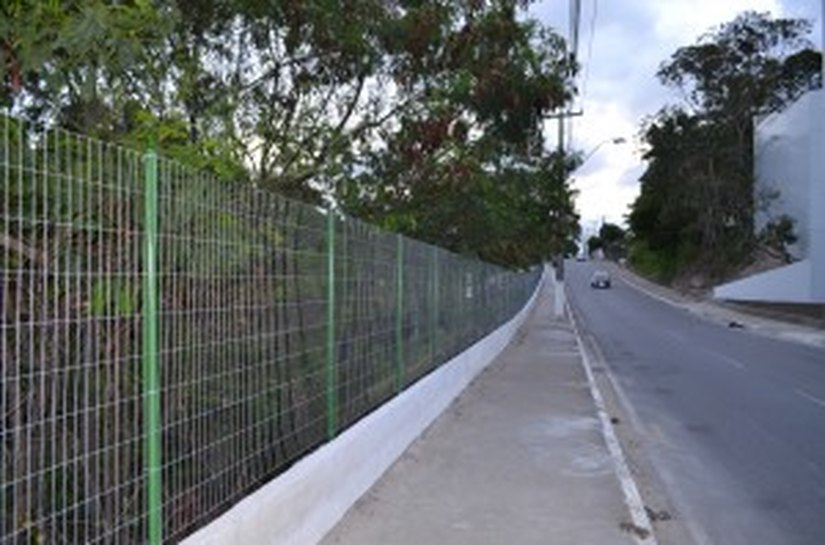 rea Verde recebe proteção com tela contra crimes ambientais