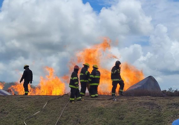 Funcionário de usina tem queimadura nas mãos e nas costas após explosão