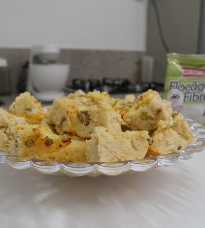 Torta Salgada de Legumes Flocão Fibras de Arroz Coringa