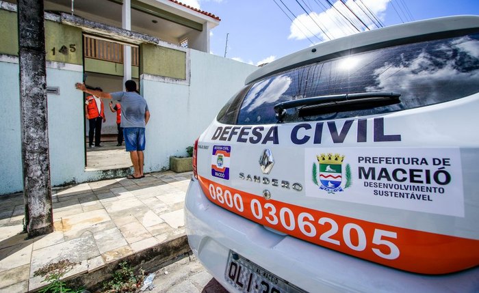 Defesa Civil Municipal segue em monitoramento de áreas em Maceió