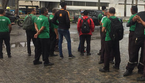 Rodoviários paralisam atividades no transporte coletivo da Grande Aracaju / Foto: Foto: Aline Aragão/TV Atalaia