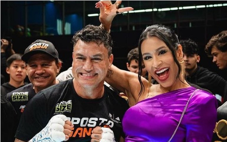Nutricionista, corpo sarado e gêmea: conheça Emilene Juarez, mulher de Popó, que vai estrear no boxe