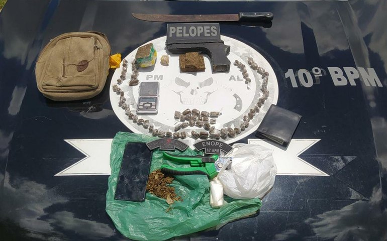 Polícia Militar intensifica combate ao tráfico de drogas em Maceió e na região Agreste