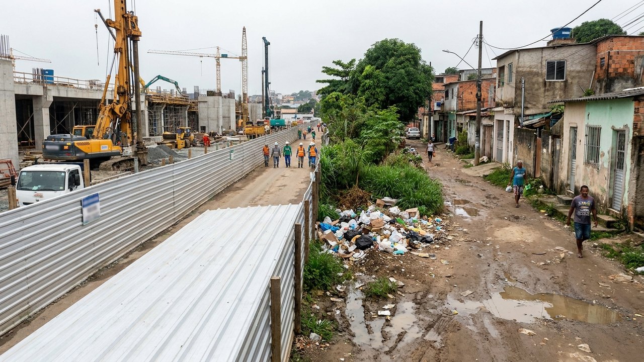 São Gonçalo, berço de Douglas Ruas, vive contraste entre obras milionárias e falta de serviços básicos