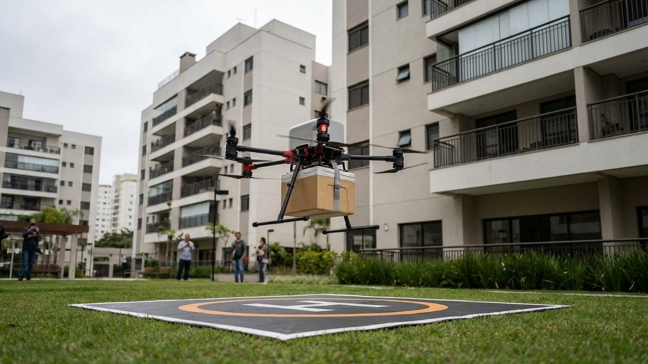 iFood inicia entregas por drones em condomínio em São Paulo