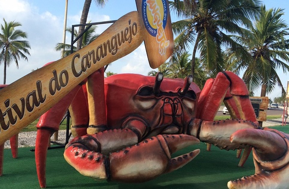Festival de Caranguejo será realizada na Orla de Aracaju a partir desta quinta-feira