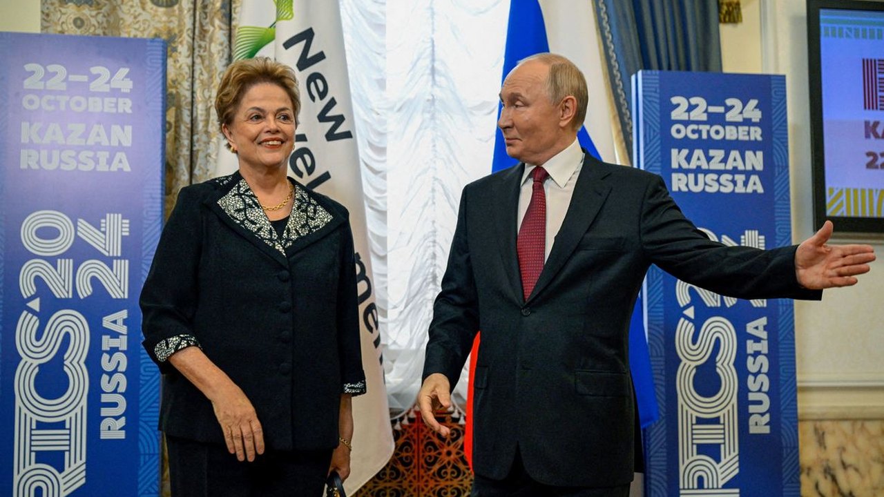 Putin oferece ao Brasil novo mandato no banco dos Brics com Dilma