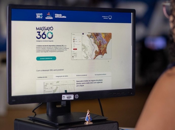 Prefeitura de Maceió lança Massayó 360, plataforma integrada de inteligência territorial para consultas urbanísticas