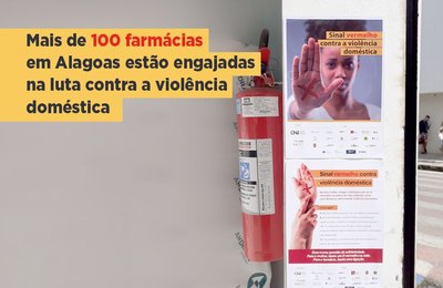 Distribuidora de Arapiraca adere à campanha Sinal Vermelho Contra a Violência Doméstica