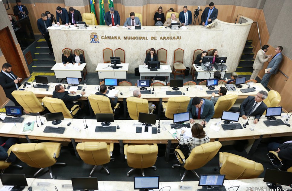 SESSÃO DA CAMARA DE ARACAJU / Foto: Gilton Rosas/CMA