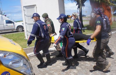 Samu AL realiza simulado com mais de 200 pessoas sobre incidentes com múltiplas vítimas
