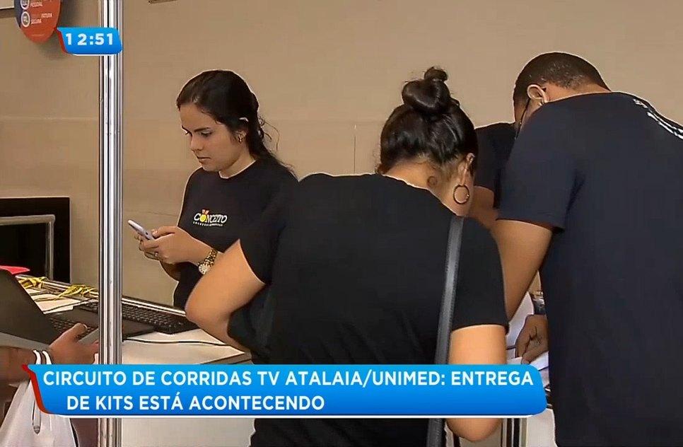 Kits corrida tv atalaia unimed