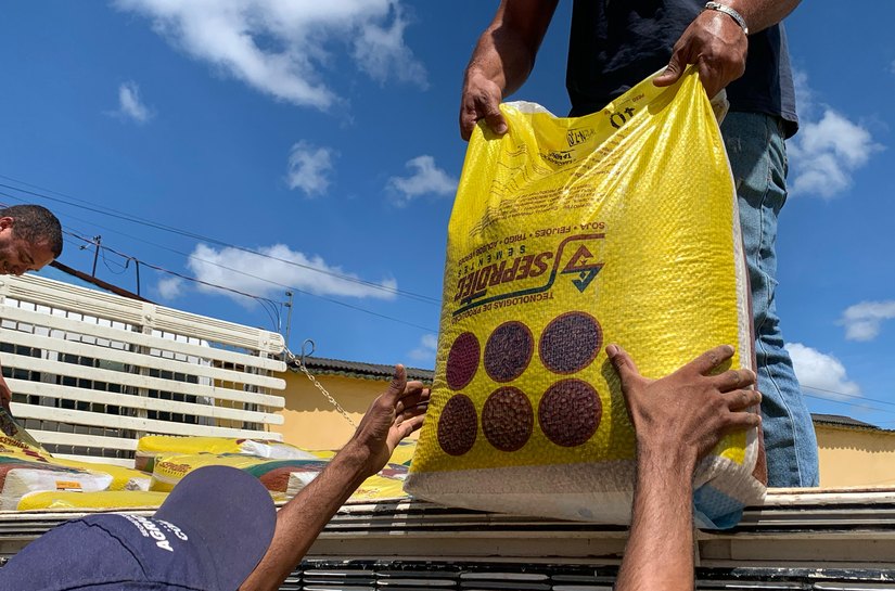 Coruripe recebe sementes de feijão para impulsionar renda e alimento com o Projeto Maná