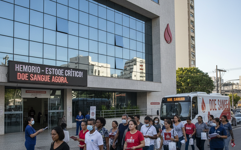 Hemorio faz apelo à população diante de queda no estoque de sangue