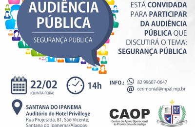 MP realiza audiência para incentivar municípios do Sertão a criarem conselhos de segurança pública 