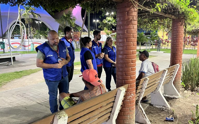 Secretaria de Prevenção à Violência realiza busca ativa por dependentes químicos em Arapiraca