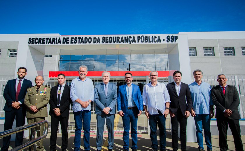 Governador e ministro da Justiça entregam Cisp Tipo 3 no Benedito Bentes