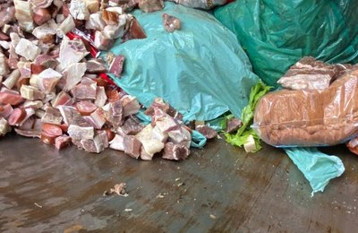 Pilar: Vigilância Sanitária apreende 400kg de carne  e alimentos fora da validade em supermercado