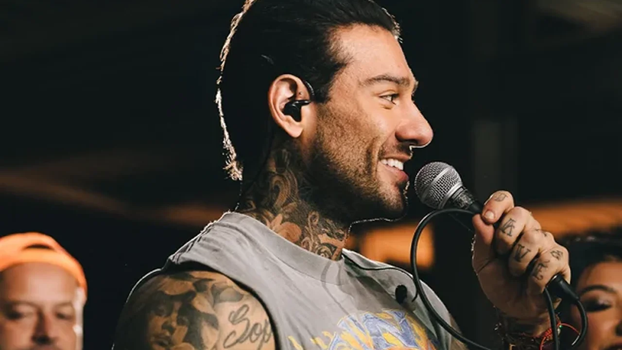 Lucas Lucco mistura rock dos anos 2000 com piseiro no álbum “Deu Rock”