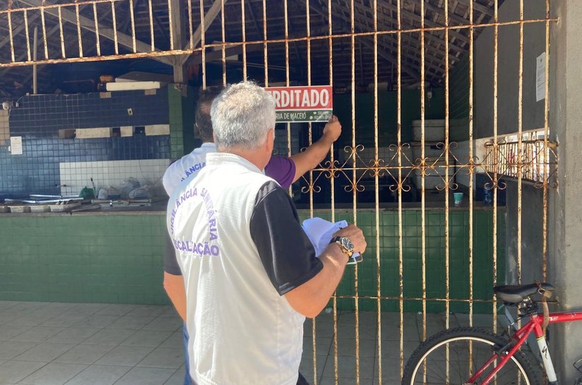 Vigilância Sanitária interdita Balança de Peixe na Ponta Verde