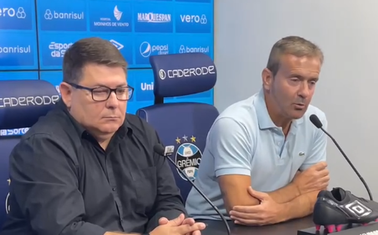 Grêmio apresenta novos vice-presidente e diretor de futebol