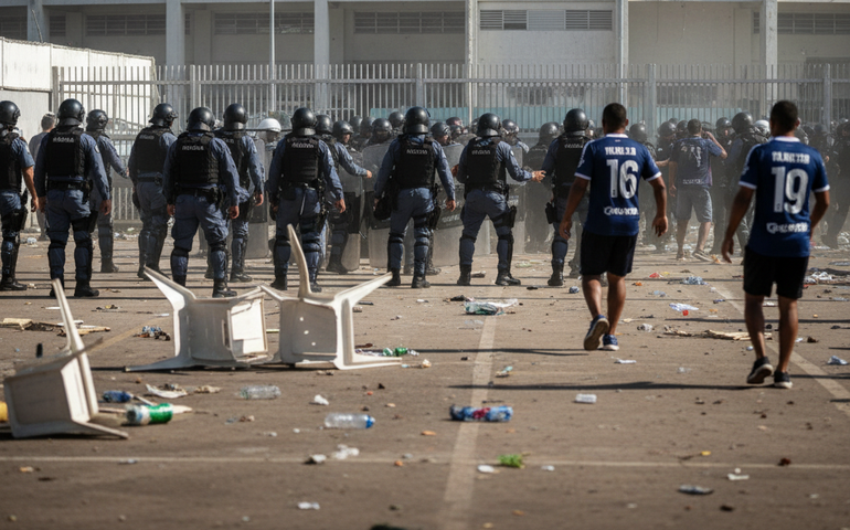 PM pune Mancha Azul após confusão em jogo do CSA no Rei Pelé
