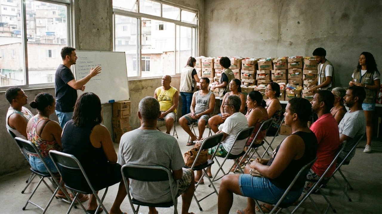 Palestra gratuita sobre empregabilidade na Rocinha terá orientação profissional e distribuição de 100 cestas básicas