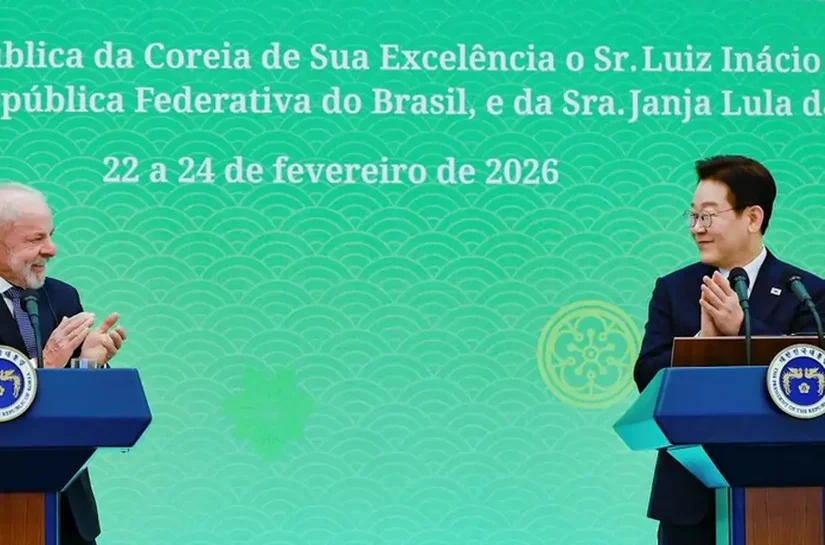 Em Seul, Lula anuncia acordos comerciais com a Coreia do Sul