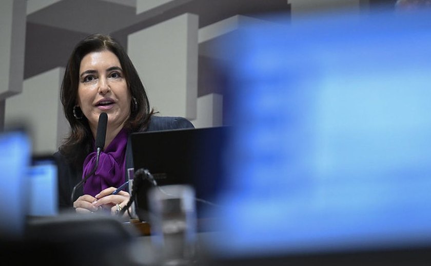 No Senado, Tebet defende revisão de gastos e isenções fiscais