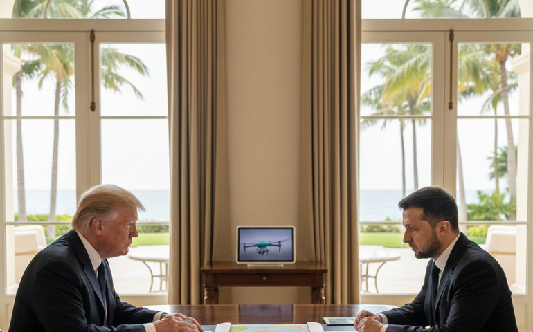 Trump e Zelenski devem se reunir no domingo em Mar-a-Lago para discutir Rússia-Ucrânia