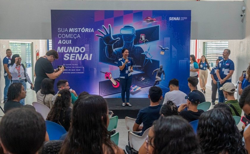 Mundo Senai 2025 movimenta unidades em Maceió e Arapiraca com oficinas, palestras e tecnologia