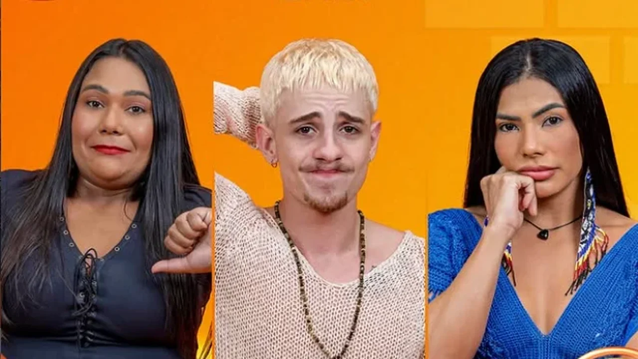 BBB 26: Chaiany, Juliano e Marciele estão no Paredão
