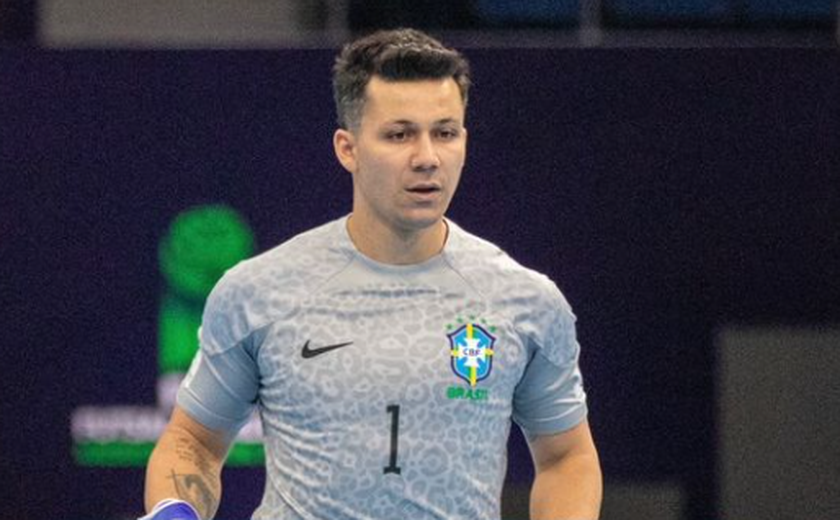 Guitta sonha em levar o Brasil ao hexa da Copa do Mundo no adeus à seleção de futsal