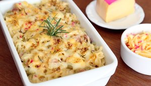 Macarrão gratinado  / Foto: Fortaleza 