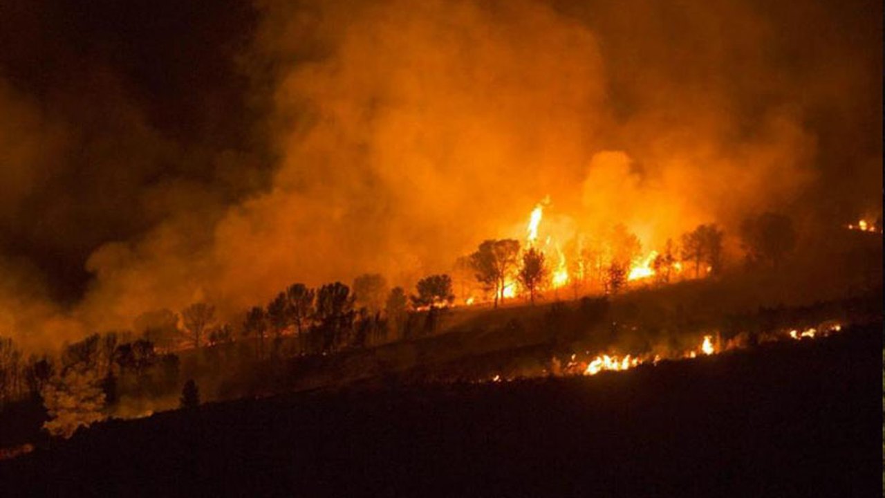 Incêndio na Espanha obriga a retirada de 1,4 mil pessoas de suas casas