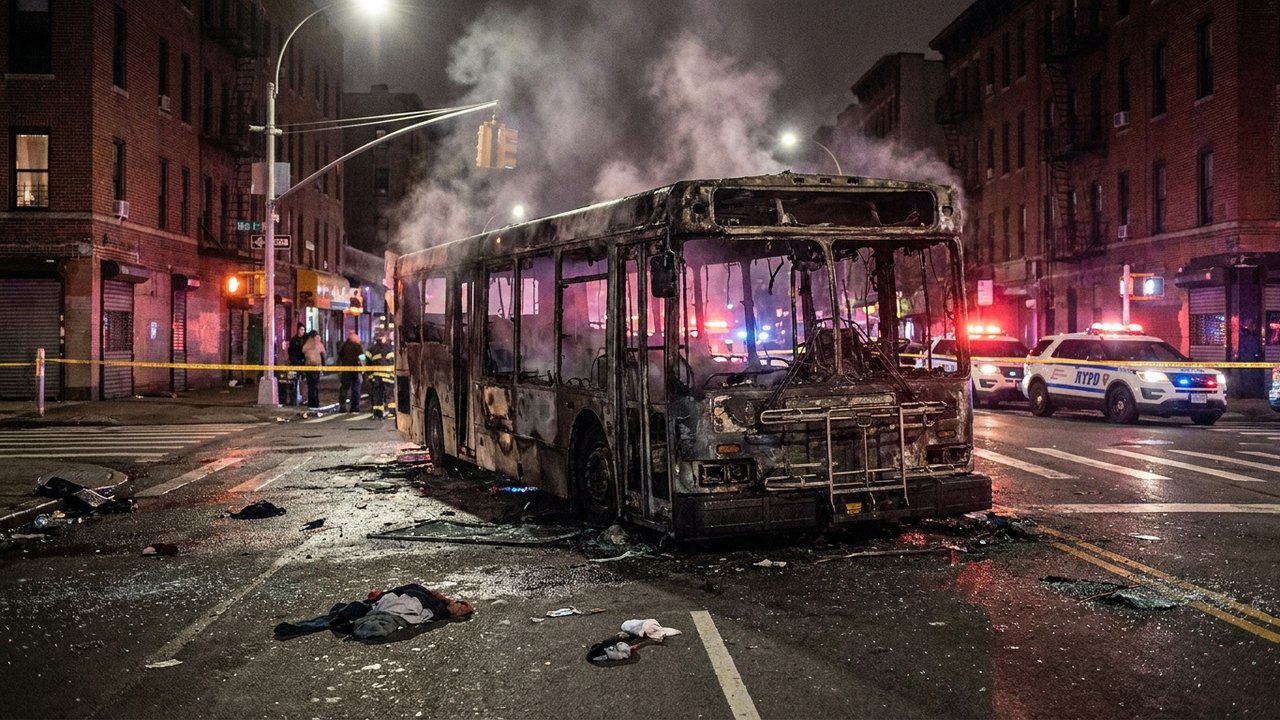 Festa da torcida do Knicks tem ônibus queimado, prisões, tiros, facadas e pancadaria