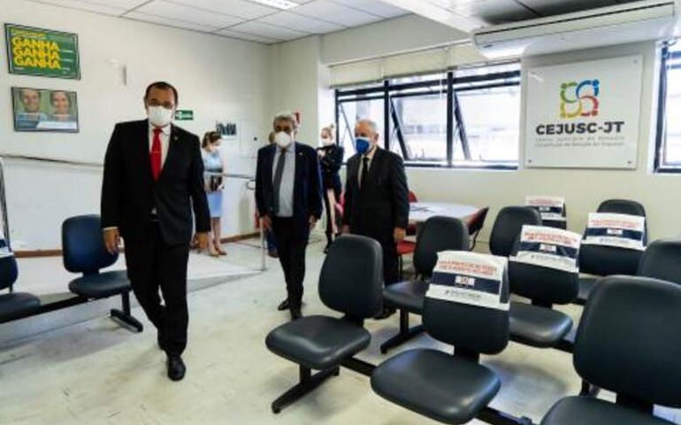 Correição no TRT-19: ministro se reúne com representantes do Cejusc e Ejud