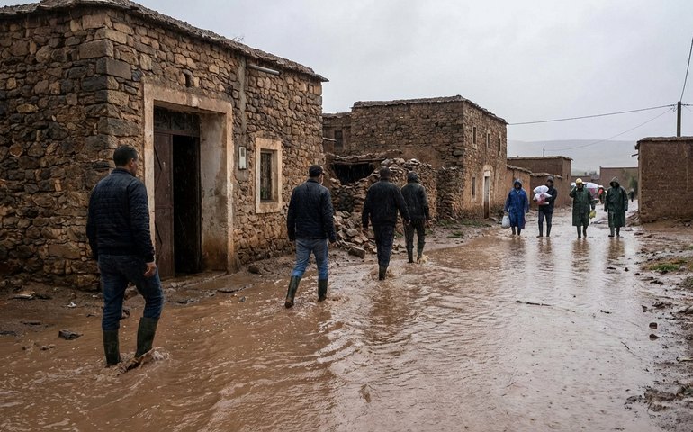 Após chuvas torrenciais, enchentes deixam pelo menos 21 mortos e dezenas de feridos no oeste do Marrocos