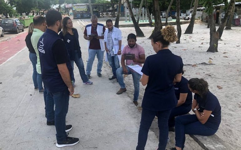 Vigilância de Zoonoses participa do início das ações de reordenamento na orla lagunar