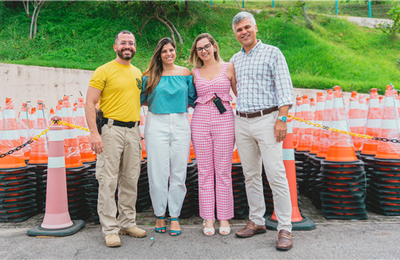 Doação de 2 mil cones pelo Parque Shopping ampliará ciclofaixa aos domingos