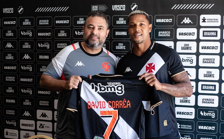 David vê chance de crescimento no Vasco e destaca paixão da família pelo clube