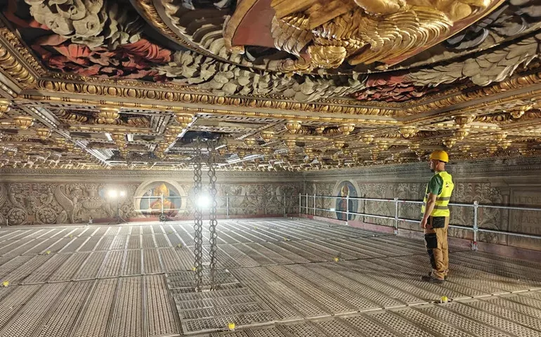 Palácio Venezia, em Roma, oferece tour sobre seu processo de restauração