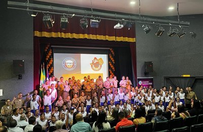 Proerd promove formatura para 87 alunos do Pelotão Mirim em Arapiraca