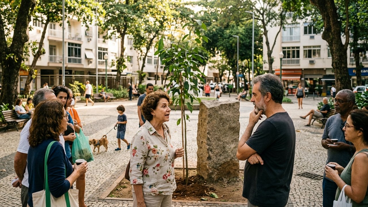 Praça do Leblon passa a se chamar Manoel Carlos