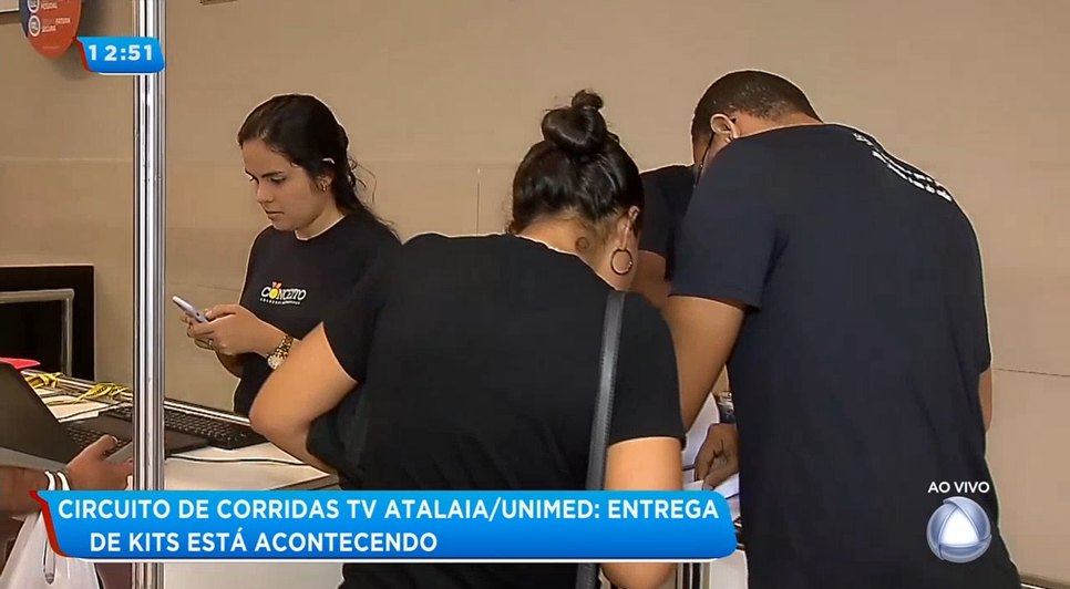 Kits corrida tv atalaia unimed