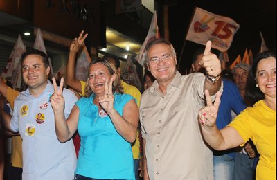 Renan e Renan Filho reforçam mais uma vez candidatura de Verônica em Palmeira