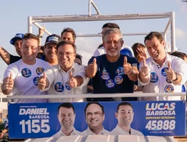 Campanha de Arthur Lira ganha força em Arapiraca com Daniel, Lucas e Luciano no palanque